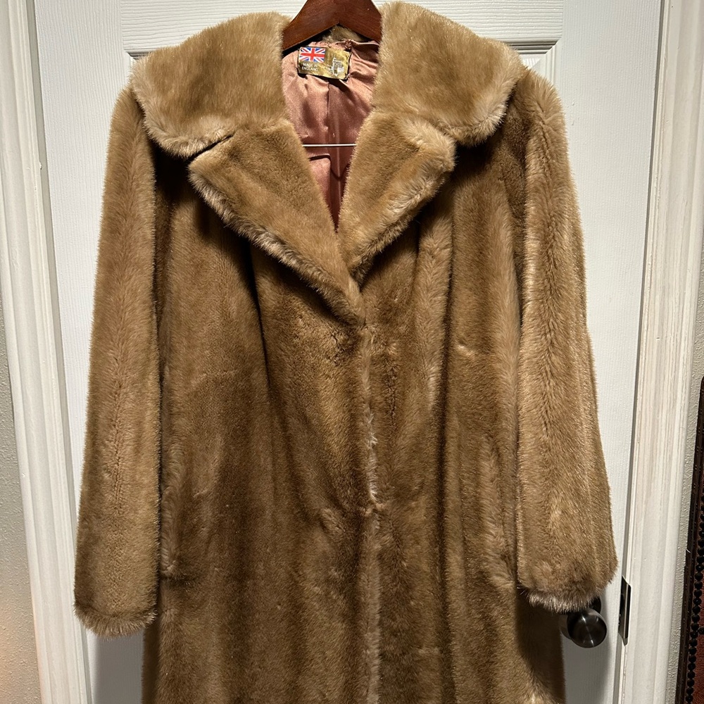 Vintage Tissavel of France Luxurious Brown Teddy Jacket